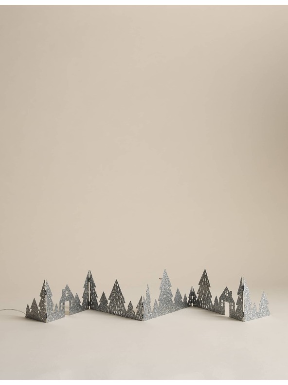 Marks & Spencer Svietiaca ozdoba s motívom lesa Marks & Spencer strieborná