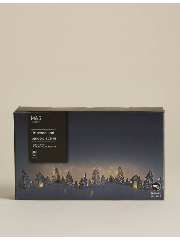 Marks & Spencer Svietiaca ozdoba s motívom lesa Marks & Spencer strieborná