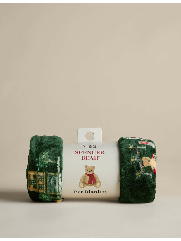 Marks & Spencer Deka pre domácich miláčikov Spencer Bear™ Marks & Spencer zelená