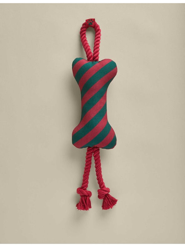 Marks & Spencer Hračka pre psov – pruhovaná kosť Marks & Spencer zelená