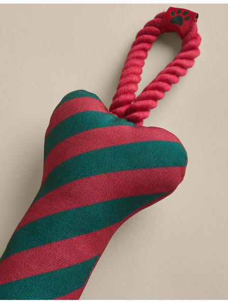 Marks & Spencer Hračka pre psov – pruhovaná kosť Marks & Spencer zelená