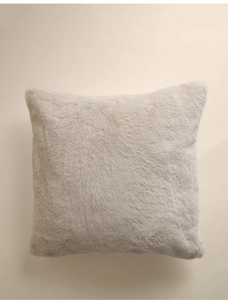 Marks & Spencer Mimoriadne mäkký vankúšik z umelej kožušiny Marks & Spencer smotanová