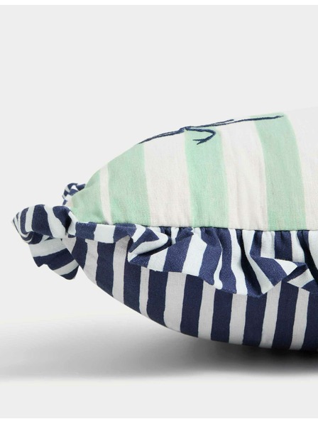 Marks & Spencer Vankúšik s prúžkami, s vysokým podielom bavlny Marks & Spencer zelená