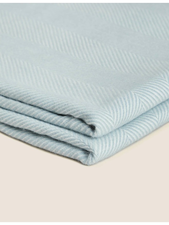 Marks & Spencer Prehod so vzorom rybej kosti Marks & Spencer modrá