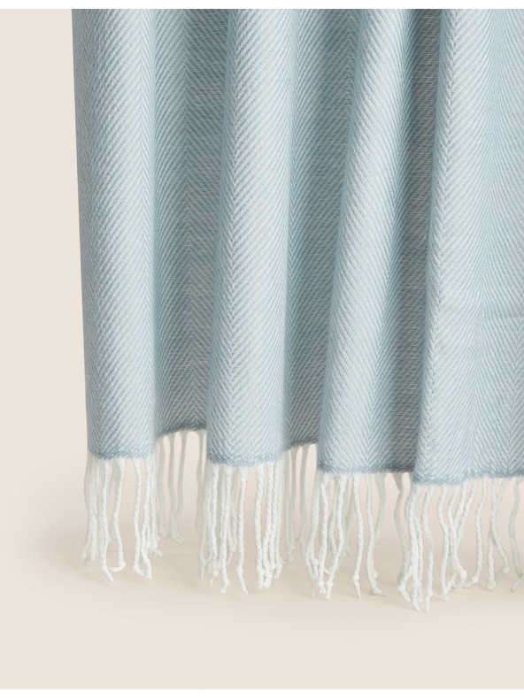 Marks & Spencer Prehod so vzorom rybej kosti Marks & Spencer modrá