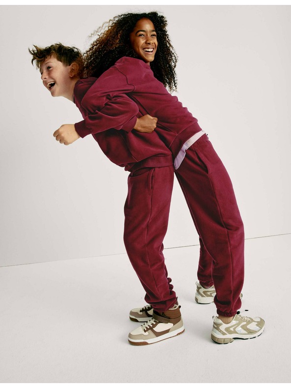 Marks & Spencer Tepláky s vysokým podielom bavlny (6–16 rokov) Marks & Spencer červená