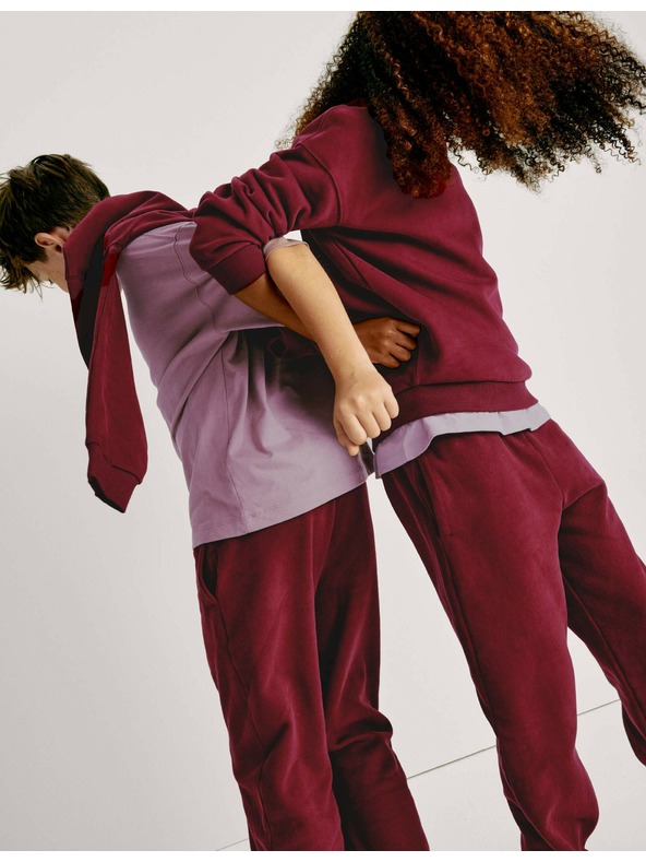 Marks & Spencer Tepláky s vysokým podielom bavlny (6–16 rokov) Marks & Spencer červená