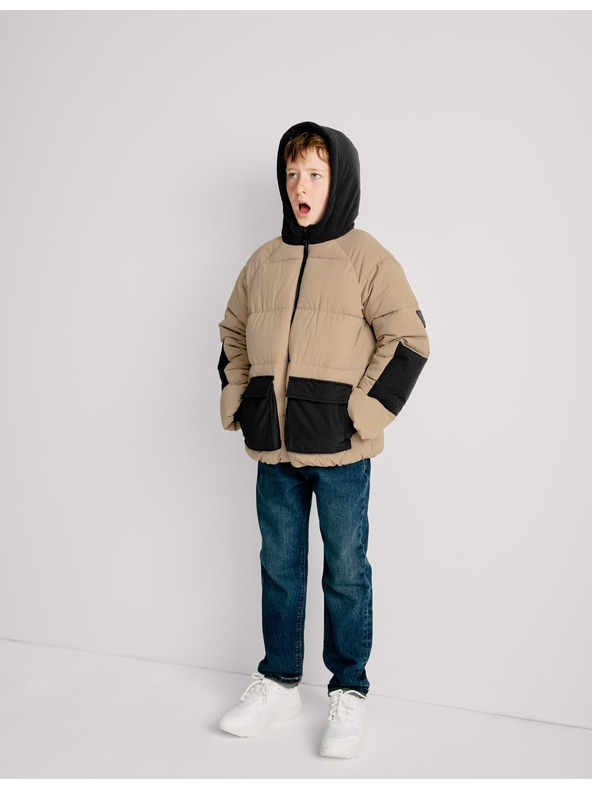 Marks & Spencer Zateplený kabát (6–16 rokov) Marks & Spencer hnedá