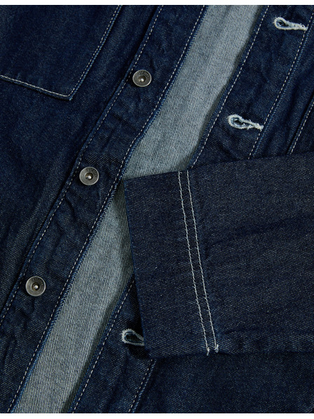 Marks & Spencer Rifľová košeľa, z čistej bavlny (6–16 rokov) Marks & Spencer námorná modrá