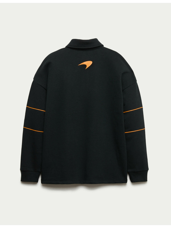 Marks & Spencer Rugbyové tričko McLaren™ s vysokým obsahom bavlny (2-16 rokov) Marks & Spencer čierna