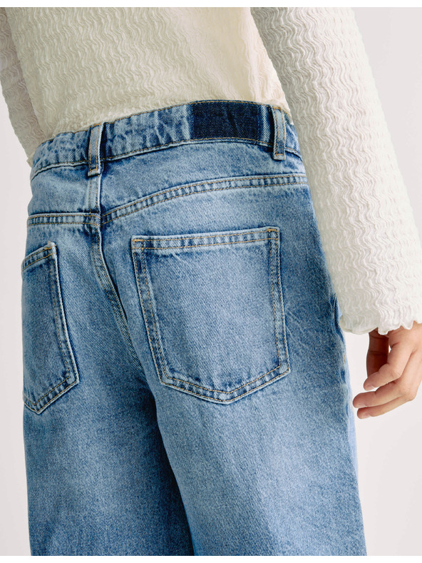 Marks & Spencer Džínsy so širokými nohavicami (6-16 rokov) Marks & Spencer námornícka modrá