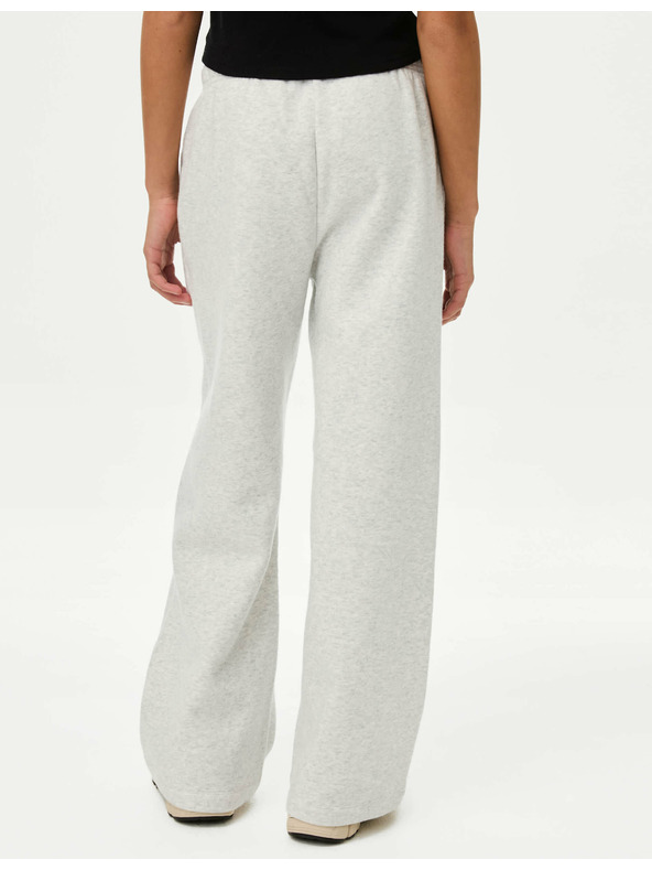 Marks & Spencer Tepláky so širokými nohavicami, s vysokým podielom bavlny (2–16 rokov) Marks & Spencer sivá