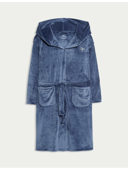 Marks & Spencer Velúrový župan s kapucňou (6-16 rokov) Marks & Spencer viacfarebná