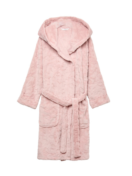 Marks & Spencer Flísový župan s leopardou potlačou (1–16 rokov) Marks & Spencer ružová