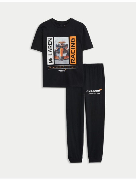 Marks & Spencer Pyžamo McLaren F1 Team z čistej bavlny (6–16 rokov) Marks & Spencer čierna