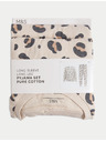 Marks & Spencer Pyžamo s leopardou potlačou z čistej bavlny (1-16 rokov) Marks & Spencer smotanová