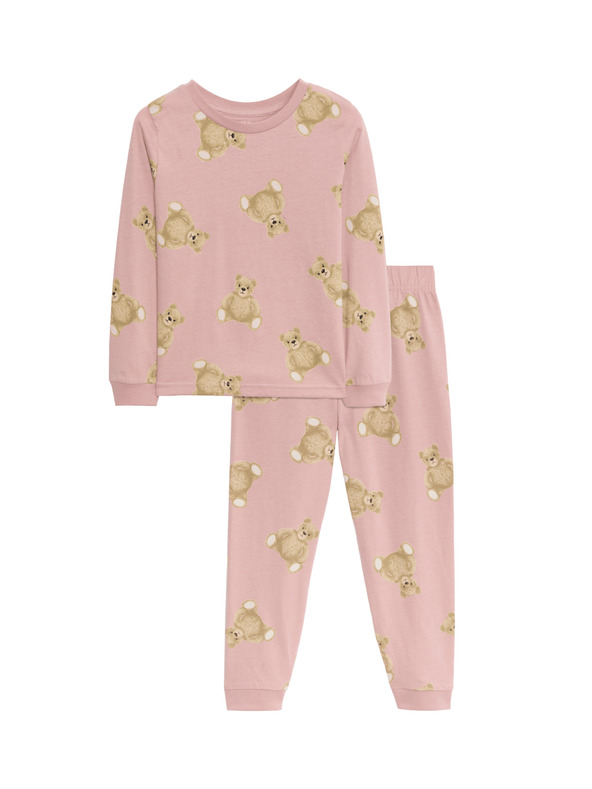 Marks & Spencer Pyžamo z čistej bavlny s motívom Spencer Bear™ (1–16 rokov) Marks & Spencer hnedá