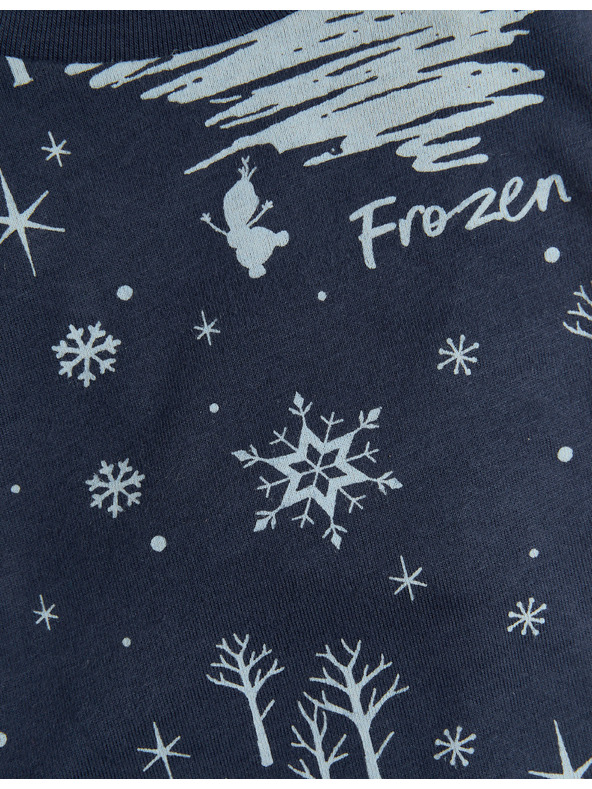Marks & Spencer Pyžamo s motívom Disney Ľadové kráľovstvo™, z čistej bavlny (2–8 rokov) Marks & Spencer námornicka modrá