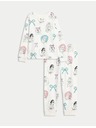 Marks & Spencer Pyžamo z čistej bavlny Disney Princess™ (2-8 rokov) Marks & Spencer smotanová