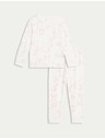 Marks & Spencer Pyžamo z čistej bavlny s motívom zajačika (1–8 rokov) Marks & Spencer ružová