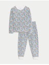 Marks & Spencer Pyžamo z čistej bavlny s kvetinovým vzorom (12 mesiacov - 16 rokov) Marks & Spencer smotanová