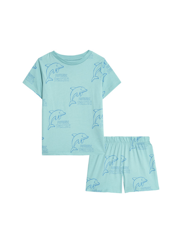 Marks & Spencer Pyžamová súprava z čistej bavlny s motívom zvierat (1–8 rokov) Marks & Spencer viacfarebná