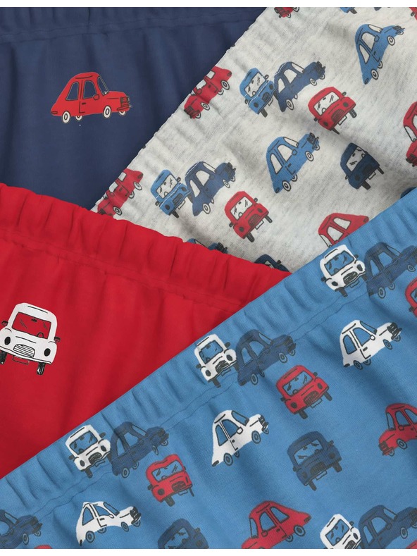 Marks & Spencer Nohavičky z čistej bavlny s potlačou áut, 7 ks v balení (2–8 rokov) Marks & Spencer viacfarebná