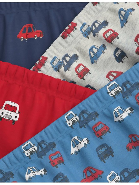 Marks & Spencer Nohavičky z čistej bavlny s potlačou áut, 7 ks v balení (2–8 rokov) Marks & Spencer viacfarebná
