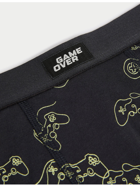 Marks & Spencer Bavlnené trenírky so strečom a herným motívom, 5 ks v balení (5–16 rokov) Marks & Spencer viacfarebná