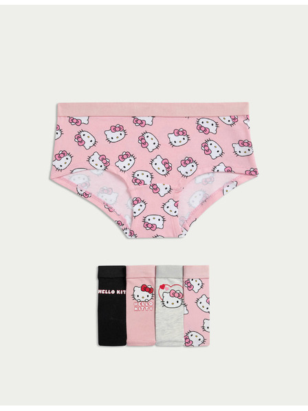 Marks & Spencer Šortky Hello Kitty™ s vysokým podielom bavlny, 5 ks (5–16 rokov) Marks & Spencer viacfarebná