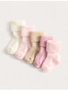 Marks & Spencer Rebrované detské ponožky s vysokým podielom bavlny (0–2 roky), 5 párov v balení Marks & Spencer viacfarebná