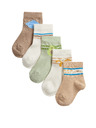 Marks & Spencer Detské ponožky Breakfast s vysokým podielom bavlny (0–3 roky), 5 párov v balení Marks & Spencer viacfarebná