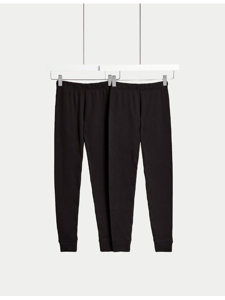 Marks & Spencer Termo legíny s technológiou Heatgen™, 2 ks v balení (2–14 rokov) Marks & Spencer čierna