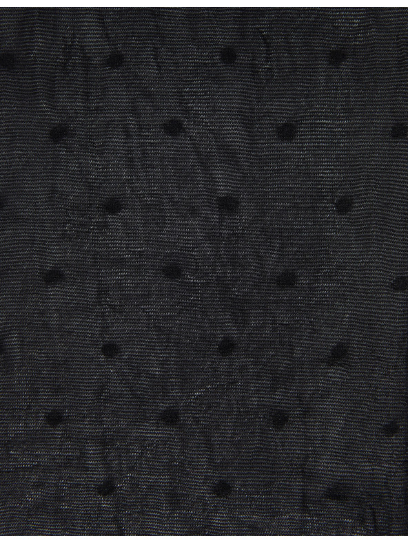 Marks & Spencer Nepriesvitné bodkované pančuchové nohavice, 2 ks v balení (2–14 rokov) Marks & Spencer čierna