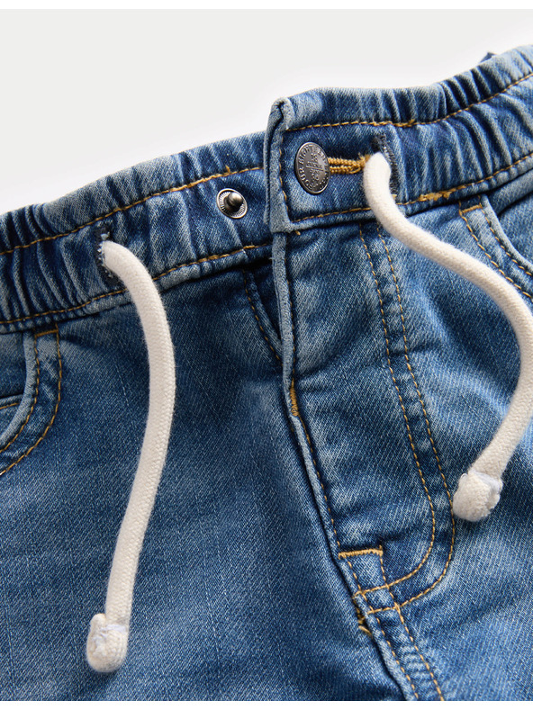 Marks & Spencer Džínsy s pohodlným pásom, rovnými nohavicami a vysokým podielom bavlny (2–8 rokov) Marks & Spencer námorná modrá