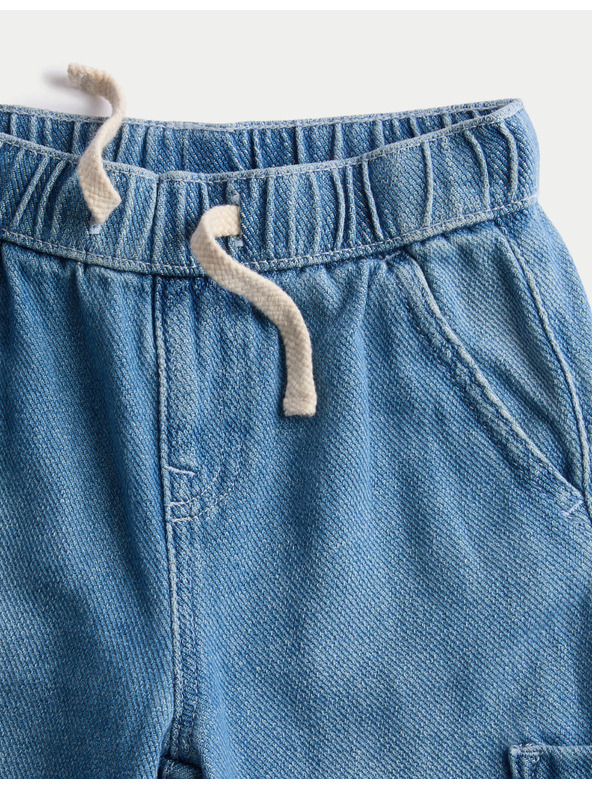 Marks & Spencer Cargo džínsy voľného strihu (2–8 rokov) Marks & Spencer námorná modrá