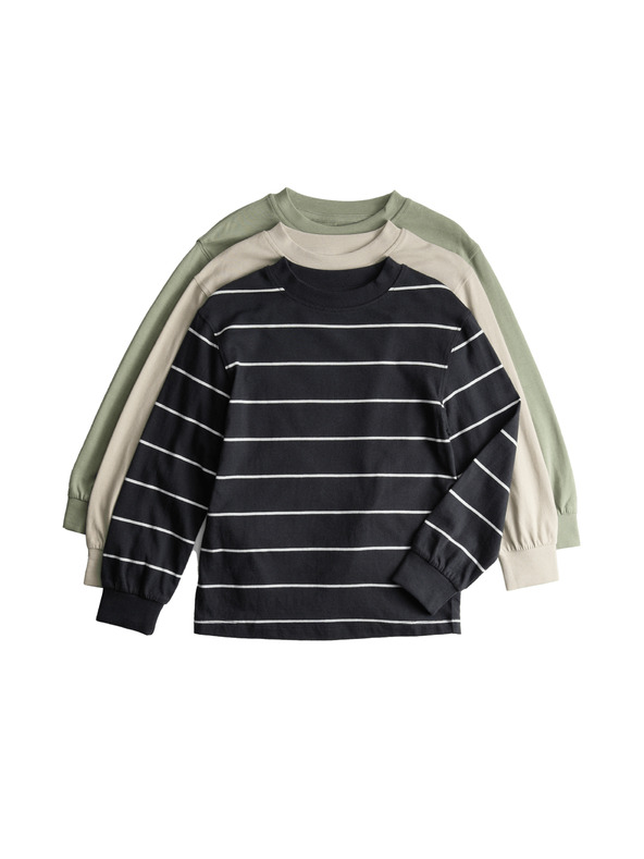 Marks & Spencer Sada 3 kusov tričiek, z čistej bavlny (2–8 rokov) Marks & Spencer čierna