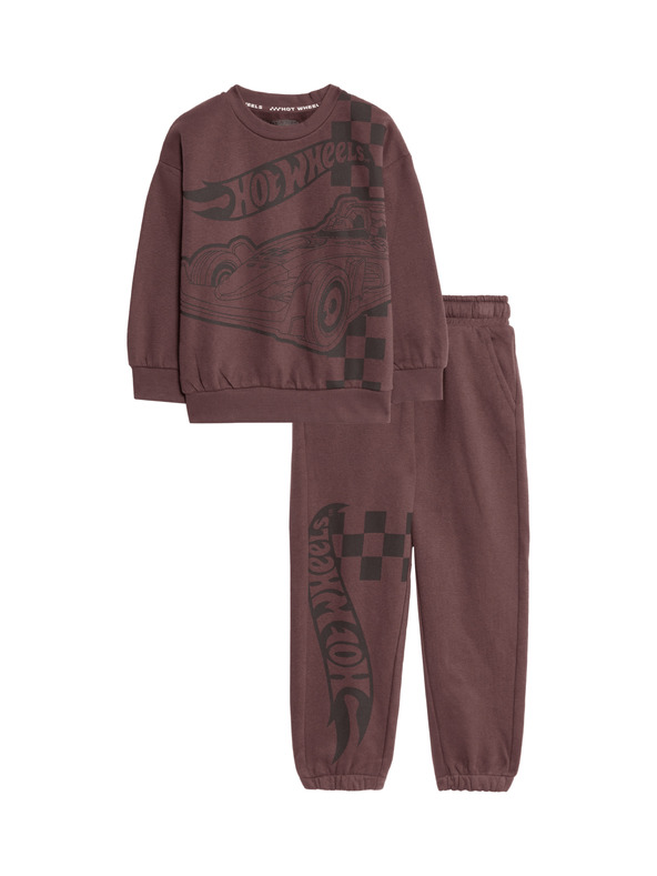 Marks & Spencer Oblečenie s motívom Hot Wheels™ s vysokým obsahom bavlny (2-8 rokov) Marks & Spencer fialová