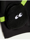 Marks & Spencer Mikina Monster s bavlnou (2-8 rokov) Marks & Spencer čierna