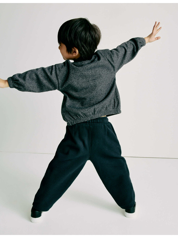 Marks & Spencer Žerzejová bunda bomber zo zmesi bavlny (2–8 rokov) Marks & Spencer šedá