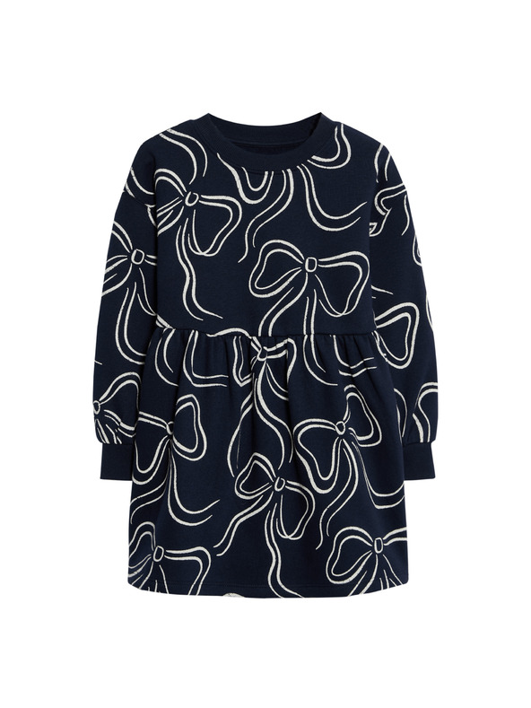 Marks & Spencer Šaty s vysokým podielom bavlny (2–8 rokov) Marks & Spencer námorná modrá