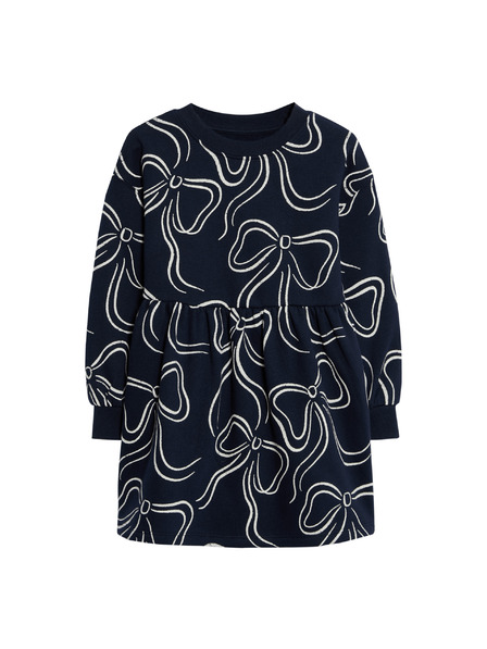 Marks & Spencer Šaty s vysokým podielom bavlny (2–8 rokov) Marks & Spencer námorná modrá