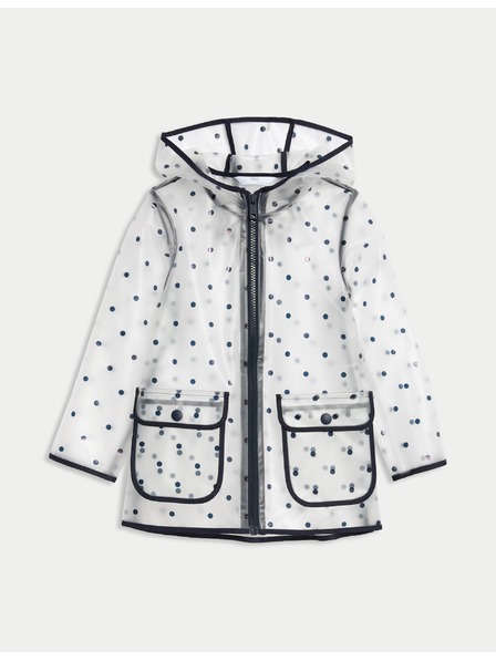 Marks & Spencer Bodkovaný nepremokavý plášť (2–8 rokov) Marks & Spencer viacfarebná