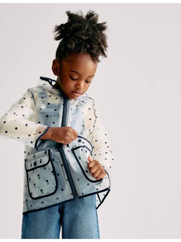 Marks & Spencer Bodkovaný nepremokavý plášť (2–8 rokov) Marks & Spencer viacfarebná