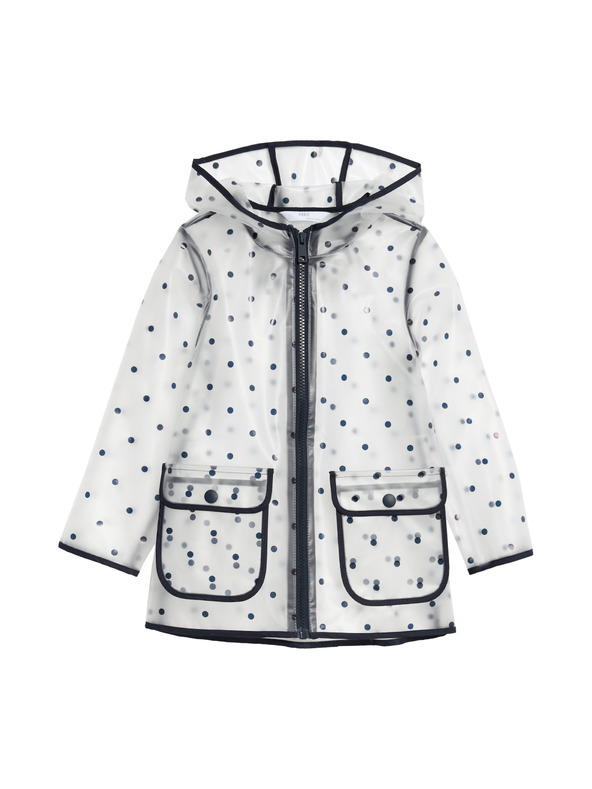Marks & Spencer Bodkovaný nepremokavý plášť (2–8 rokov) Marks & Spencer viacfarebná