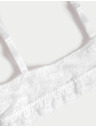 Marks & Spencer Čipkovaná braletka Jasmine bez kostíc, veľ. A–E Marks & Spencer biela