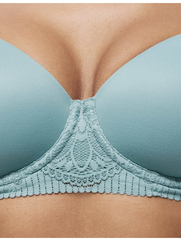 Marks & Spencer Hladká podprsenka Body Soft™ s kosticami a plnými košíčkami, veľ. A–E Marks & Spencer zelená