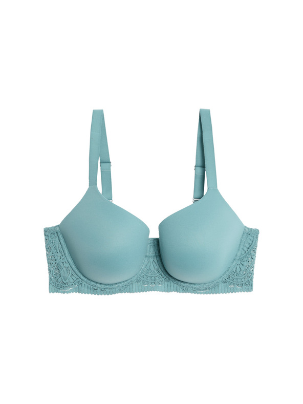 Marks & Spencer Hladká podprsenka Body Soft™ s kosticami a plnými košíčkami, veľ. A–E Marks & Spencer zelená