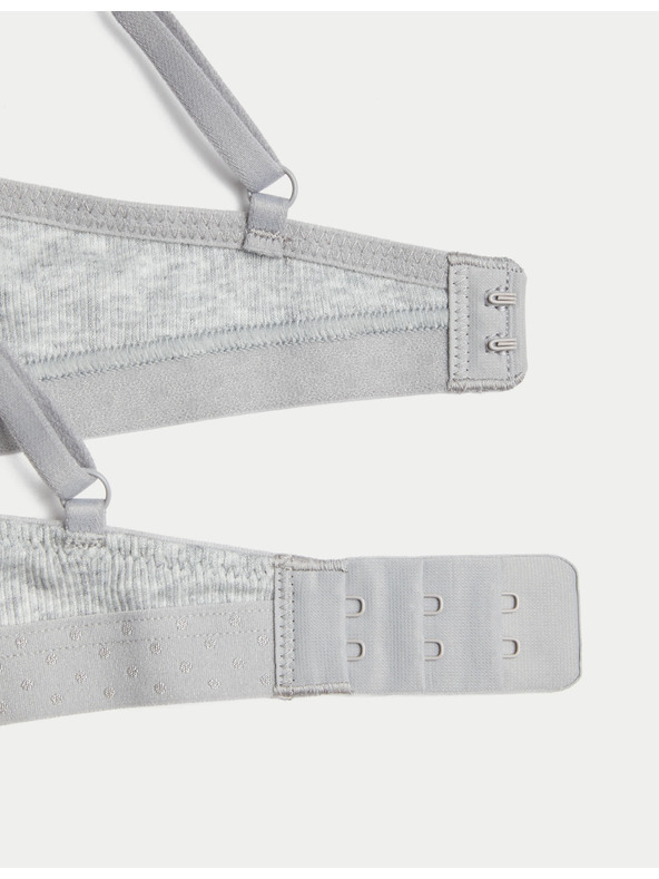 Marks & Spencer Sada 2 ks rebrovaných prvých podprseniek bez kostíc, s vysokým podielom bavlny, veľ. AA–D Marks & Spencer biela