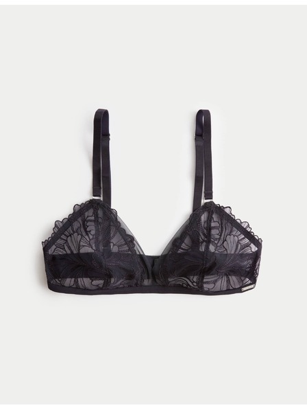 Marks & Spencer Braleta bez kostíc s výšivkou Monaco (A-E) Marks & Spencer námorná modrá